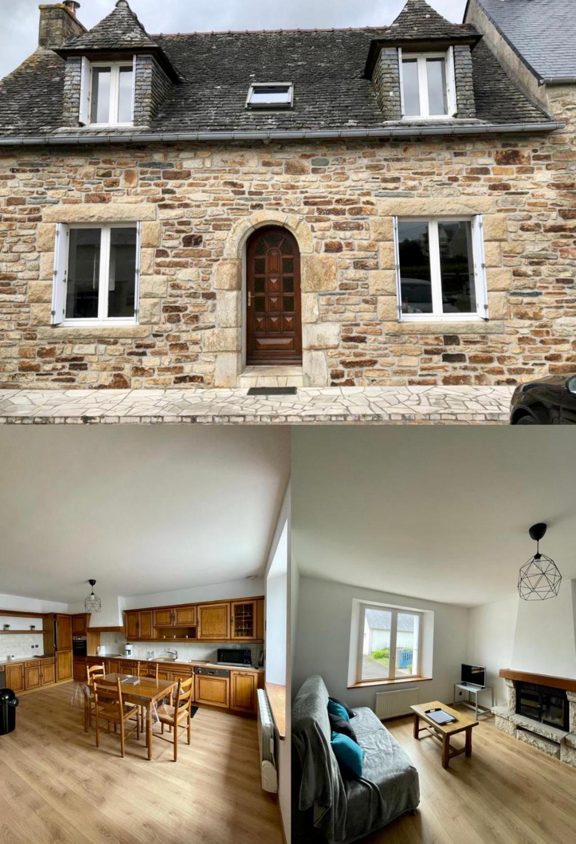 Charmante Maison En Pierre Morlaix Exterior photo